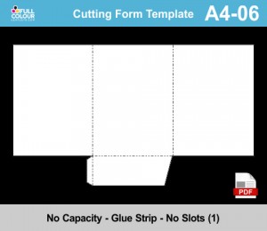 A4 presentation folder template A4-06.