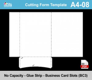 A4 presentation folders template A4-08.