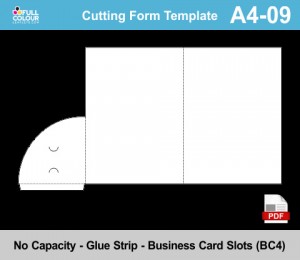 A4 presentation folders template A4-09.