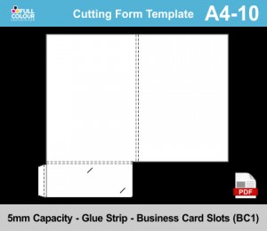 A4 presentation folder template A4-10.